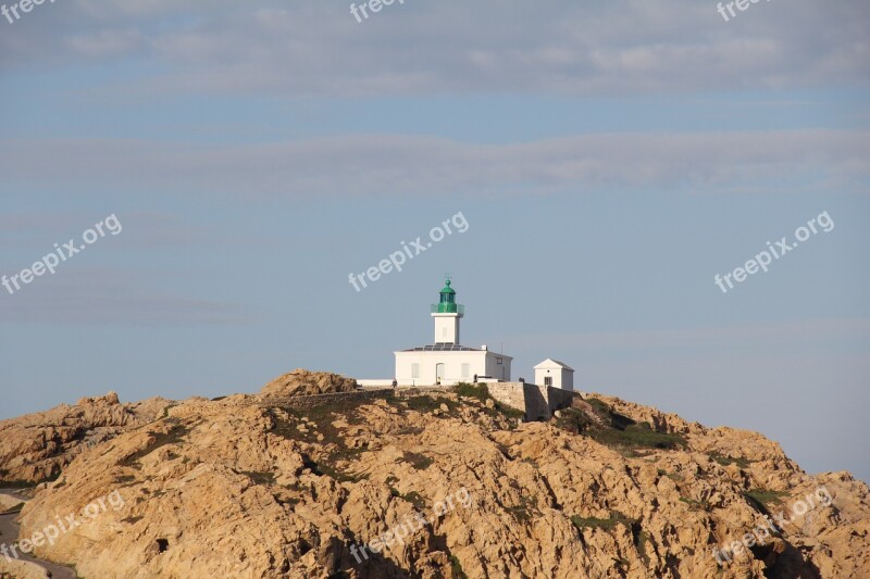 Lighthouse Corsican Port Free Photos