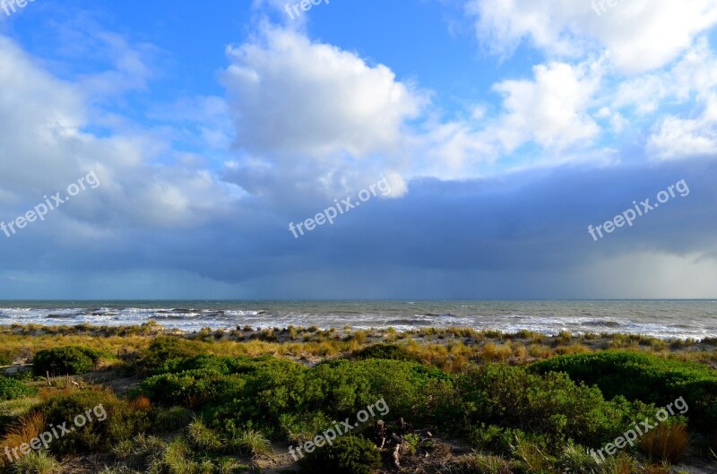 Rain Sky Cloud Sun Shore