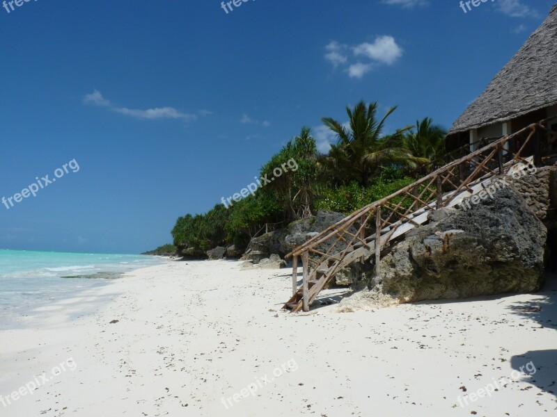 Zanzibar Beach Sea Coast Vacations