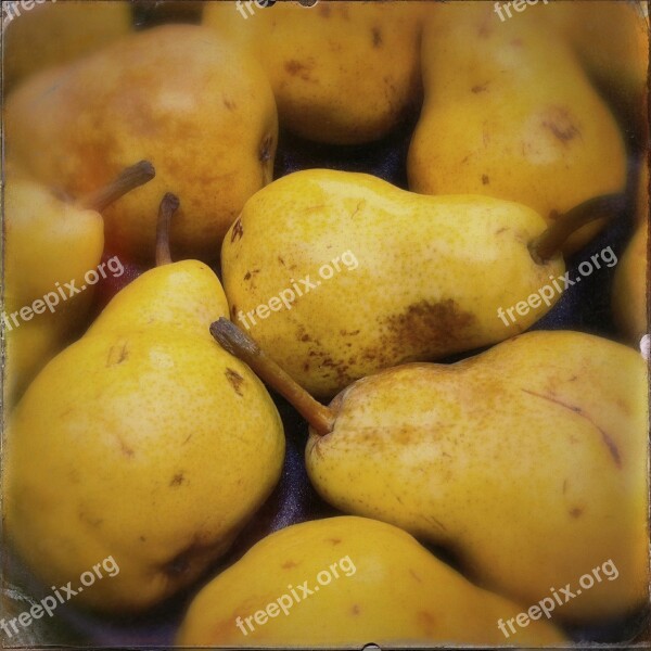 Pears Fruit Yellow Free Photos