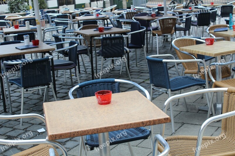 Street Cafe Restaurant Dining Tables Bistro Outside Catering