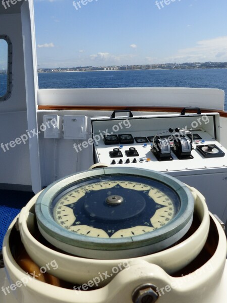 Ship Compass Sea Free Photos