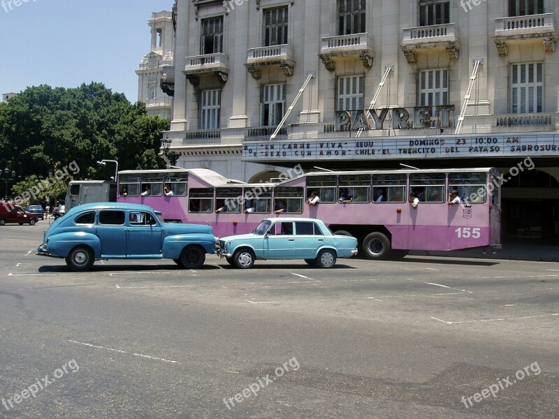 Cuba Vehicle Auto Automotive Oldtimer