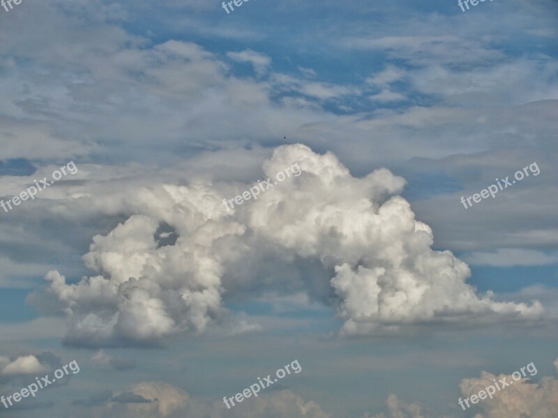 Cumulonimbus Cloudscape Clouds Cumulus Sky