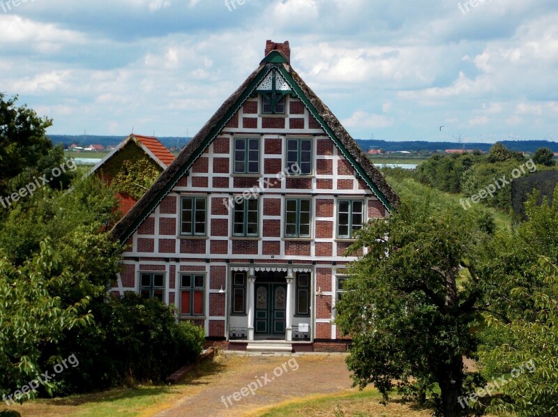 Fachwerkhaus Building Architecture Old Country Hamburg