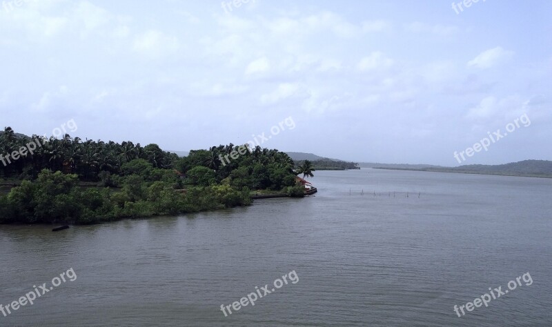 Chapora River Goa India Free Photos