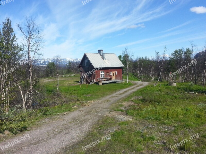 Fjällstuga Summer Norrland Fells Cottage