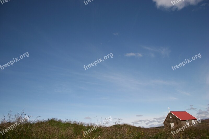 Iceland Church Sky Free Photos