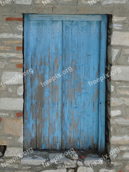 Door Old Village Wood Entrance