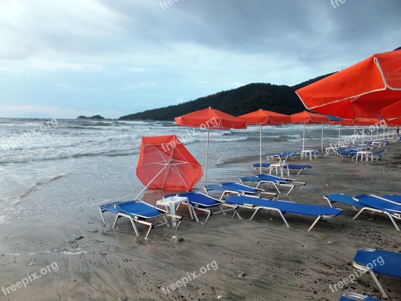 Storm Great Cloud Umbrella Free Photos