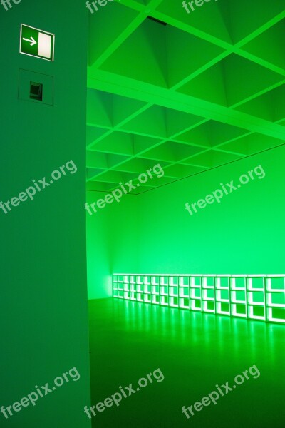 Art Modern Installation Light Sculpture Neon Lights