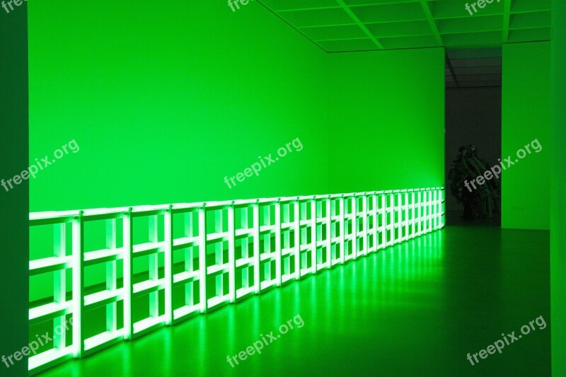 Art Modern Installation Light Sculpture Neon Lights