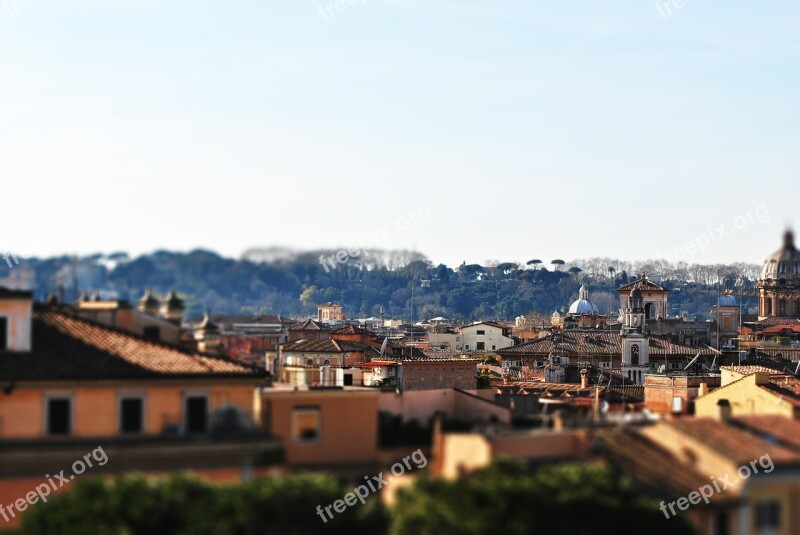 Rome Italy City Landscape At Home