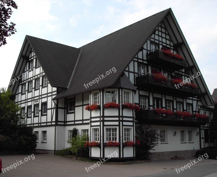 Fachwerkhaus House Truss Old Free Photos