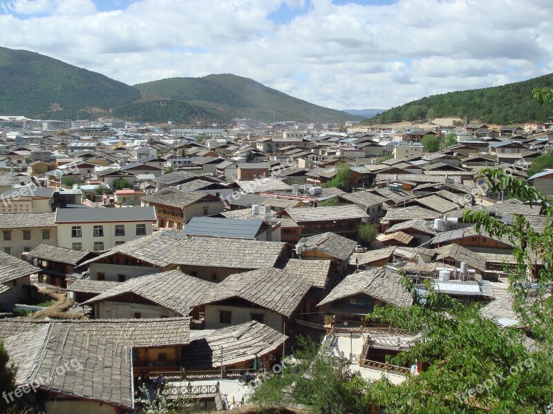 Asia Rooftop Shangri-la Ancient Architecture