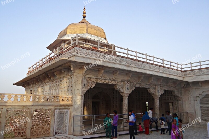 Agra Fort Musamman Burj Mughals Architecture Palace