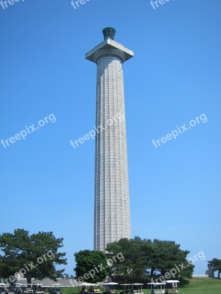 Monument Memorial Lake Erie Erie Perry