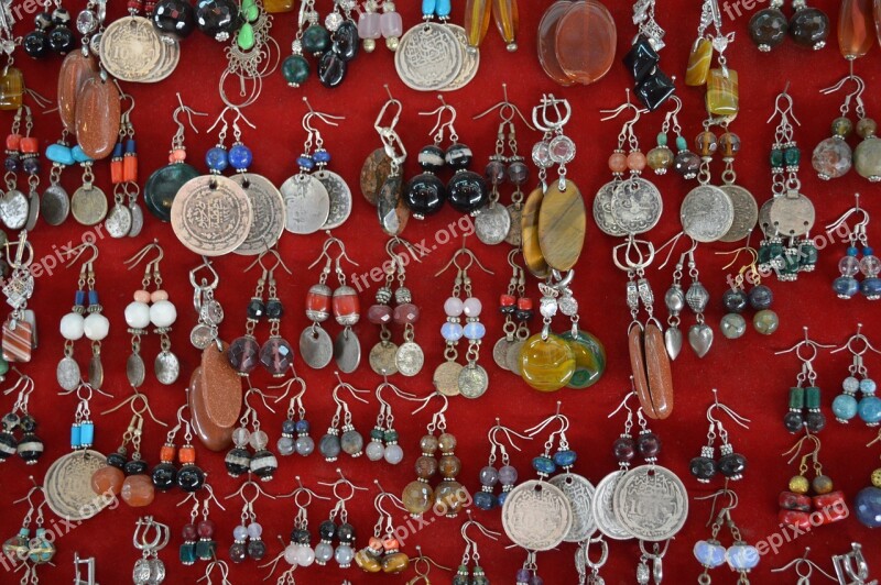 Earrings Jewelry Market Free Photos