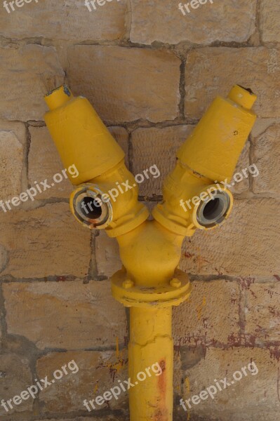 Water Pipe Leadership Pipe Yellow Extinguish