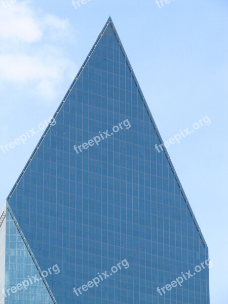 Dallas Buildings Downtown Office Buildings Glass Facade