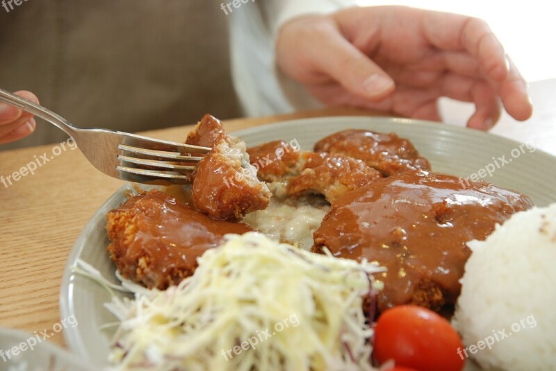 Republic Of Korea Cutlet Fork Sanctuary Food