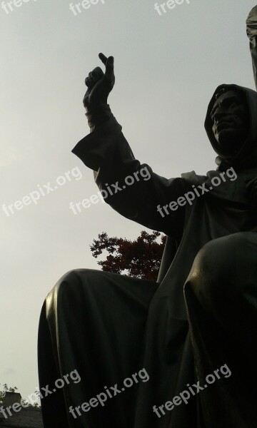 Luther Memorial Luther Monument Savonarola Germany