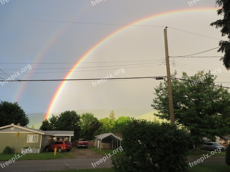 Rainbow Nature Porch House Urban