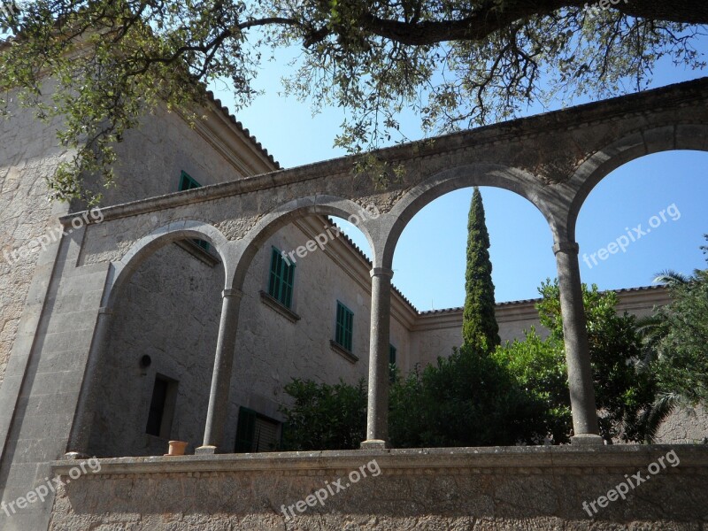 Arches Round Arch Arch Garden Monastery