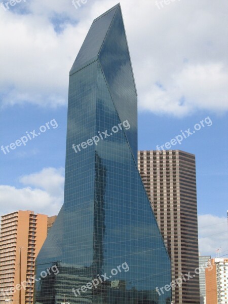 Dallas Skyline Buildings Downtown Office Buildings