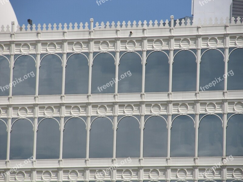 Abstract Glass Pattern Architecture Downtown Structure Skeleton