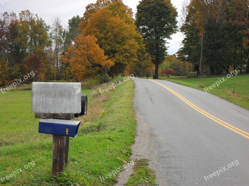 Mailbox Rural Mail Letters Scene