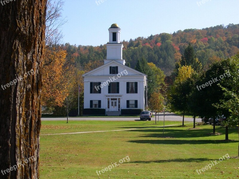 New England Vermont Country America Landscape