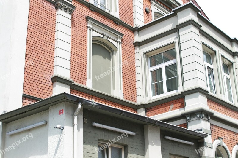 House Red Window Old Building Free Photos