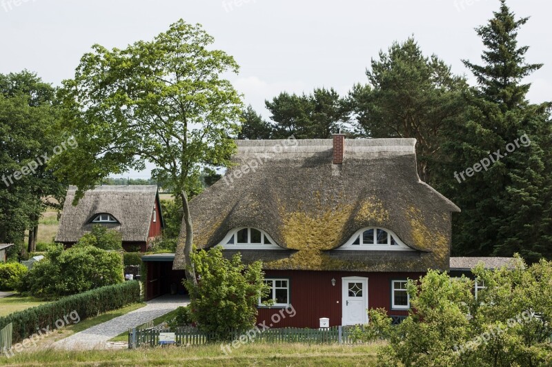 Thatched Roof Reed House Northern Germany Free Photos