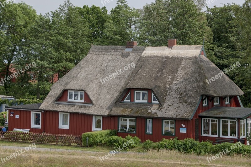 Thatched Roof Roof House Northern Germany Free Photos