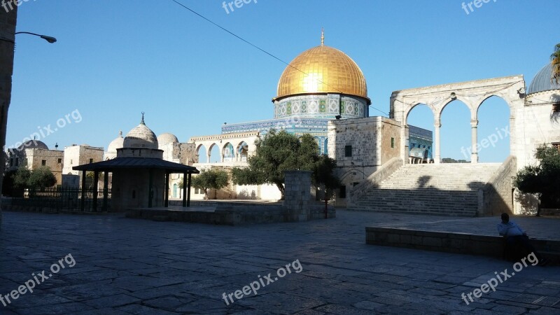 Jerusalem Masjid-i Parts Holy Free Photos