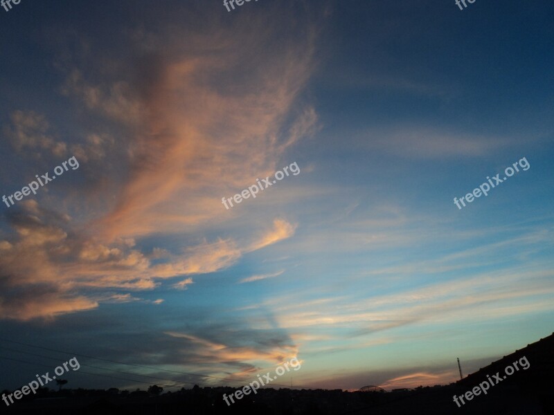 Sky Twilight Abstract Colors Eventide Free Photos