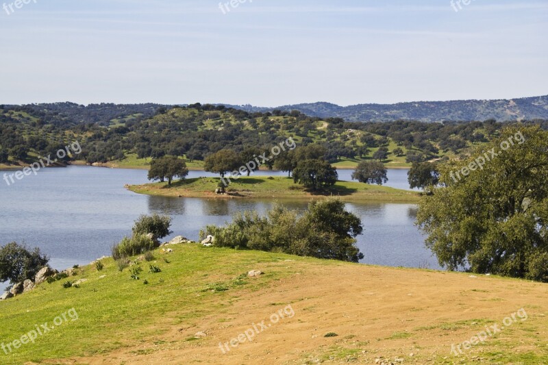 Landscape Seville Sierra Marsh Reservoir