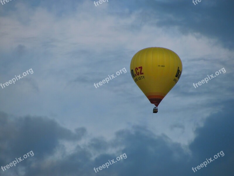 Hot Air Balloon Ride Balloon Sky Clouds