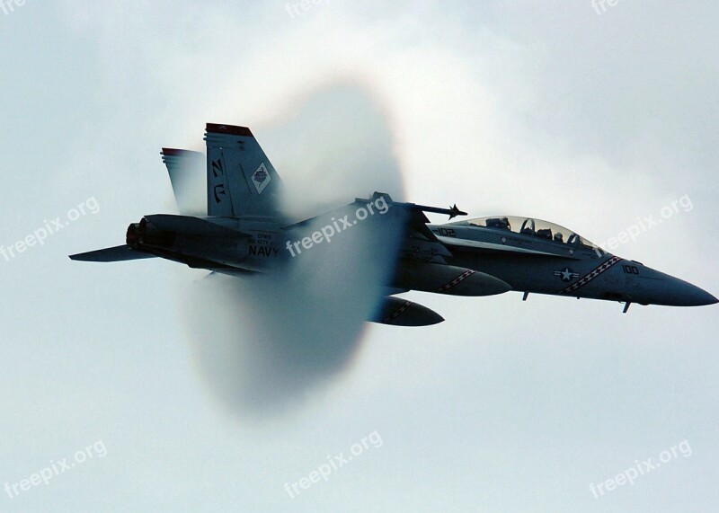 Sound Barrier Navy Jet Supersonic Aircraft Government Photo