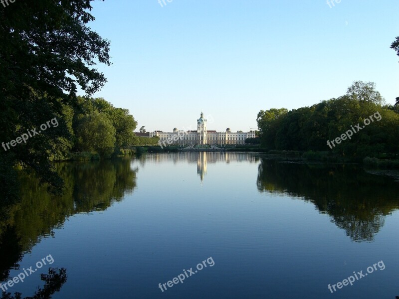 Castle Charlottenburg Castle Charlottenburg Palace Lake Berlin