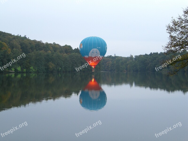 Balloon Hot Air Balloon Hover Drive Lake Silent