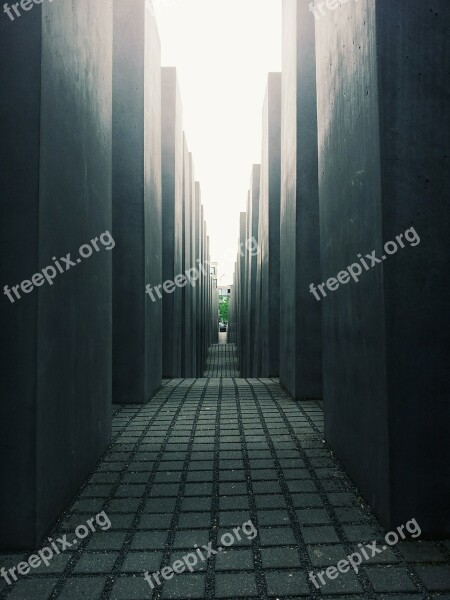 Holocaust Memorial Berlin Commemorative Monument Free Photos