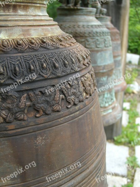 Bells Close Up Bronze Free Photos