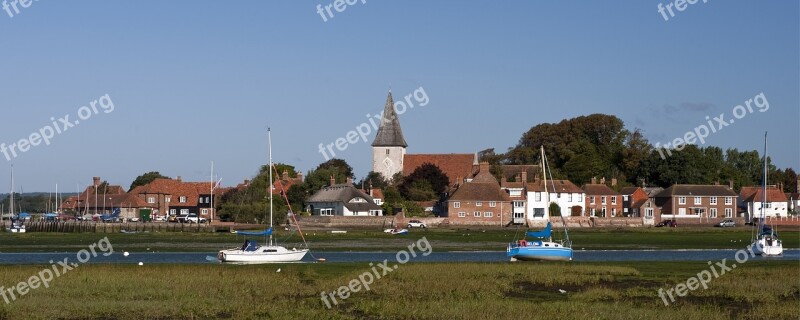 Bosham Harbour West Sussex England Church Quay