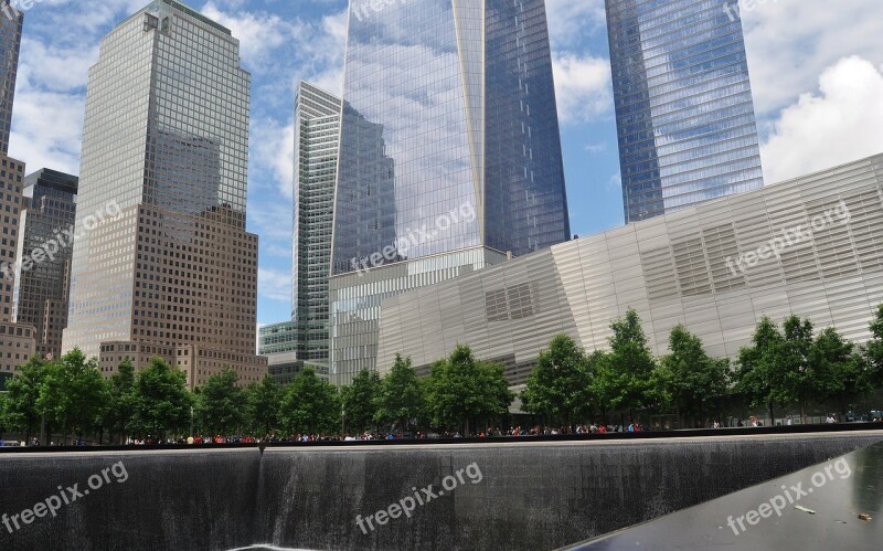 Ground Zero World Trade Center Manhattan New York Downtown