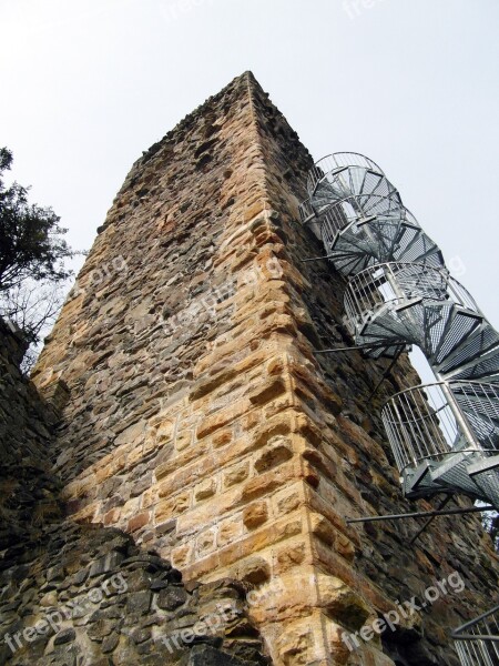 Ruin Tower View Wieladingen Murg Valley