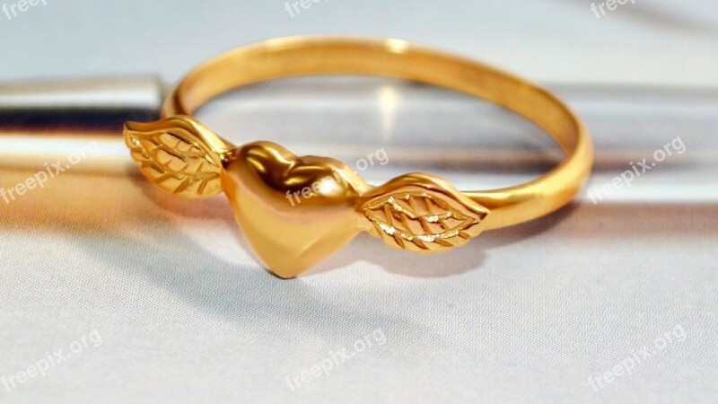 Gold Ring Jewelry Gold Plated Free Photos