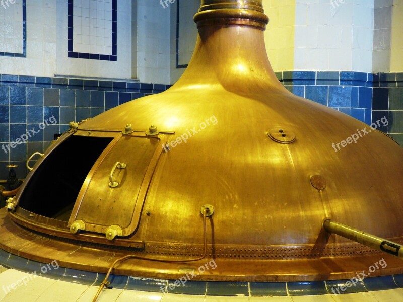 Vat Beer Wort Fermentation Brewery