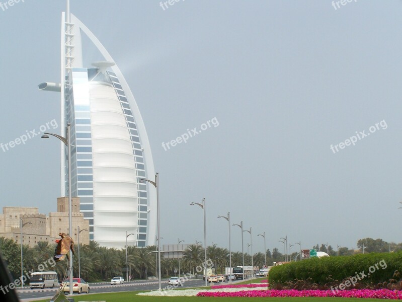 Burj Al Arab Dubai Sail Emirates Skyscraper